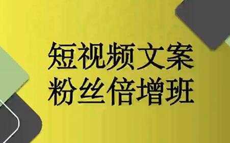 阳洋《短视频文案粉丝倍增班》培训课程视频-韬哥副业项目资源网