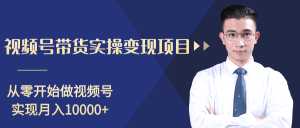 柚子分享课：微信视频号变现攻略，新手零基础轻松日赚千元-韬哥副业项目资源网