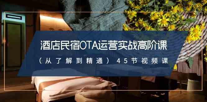 （8926期）酒店民宿-OTA运营实战高阶课（从了解到精通）45节视频课-韬哥副业项目资源网