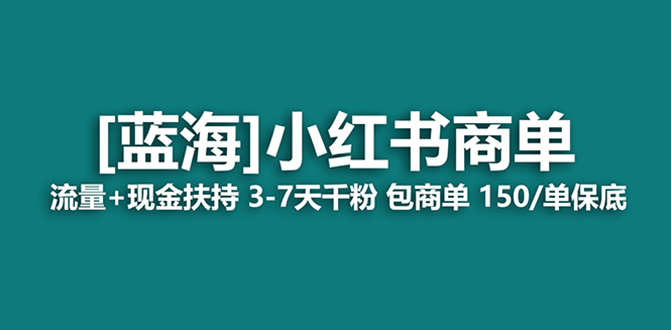 （8334期）最牛蓝海项目，小红书的商单！持续稳定，7天转现，商单分派，月入了万-韬哥副业项目资源网