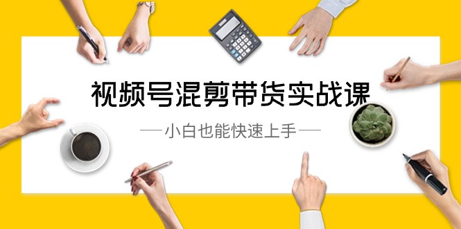 视频号混剪带货实战课，小白也能快速上手（10节课）-韬哥副业项目资源网