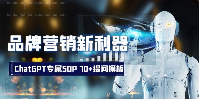 （8403期）品牌营销新利器：ChatGPT专属SOP，70+提问模板-韬哥副业项目资源网