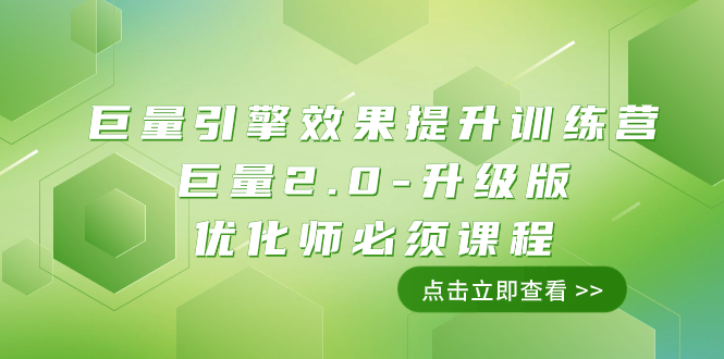 （7887期）磁力引擎·实际效果提高夏令营：大量2.0-全新升级，优化专员务必课程内容（111堂课）-韬哥副业项目资源网