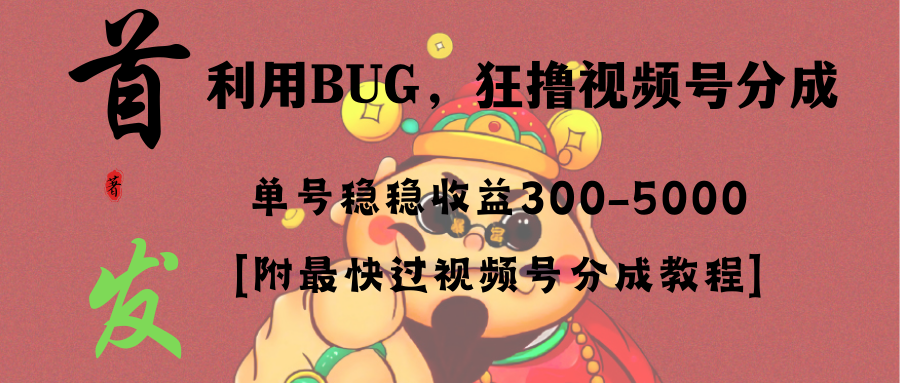 （8549期）各大网站独家首发，微信视频号BUG，超短期内新项目，运单号每日纯收益300-5000！-韬哥副业项目资源网