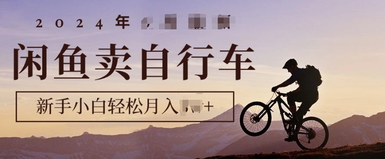 骑行圈的真相之我还在淘宝闲鱼单车，新项目成本低，0成本费就可以操作-韬哥副业项目资源网