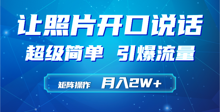 （9553期）运用AI工具制作小沙弥相片说话视频，引爆流量，引流矩阵实际操作月入2W-韬哥副业项目资源网
