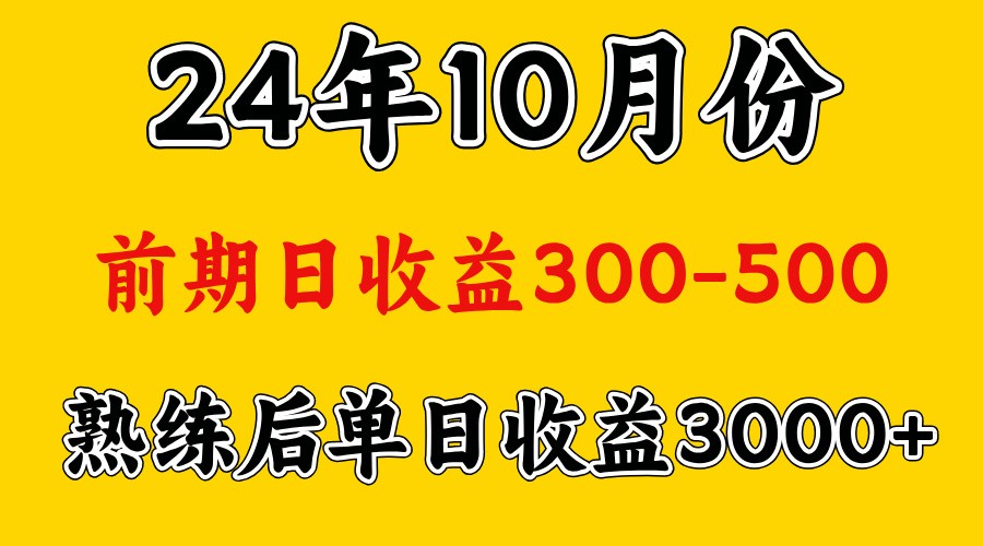 大神是靠什么赚钱.早期日盈利500 熟练后日盈利3000上下-韬哥副业项目资源网