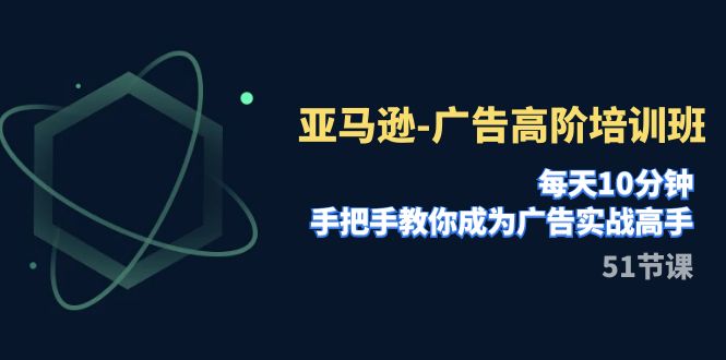 （7739期）亚马逊平台-广告宣传高级培训机构，每日10min，教你如何变成广告宣传实战演练大神（51节）-韬哥副业项目资源网