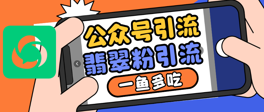 公众号低成本引流翡翠粉，高客单价，大力出奇迹一鱼多吃-韬哥副业项目资源网