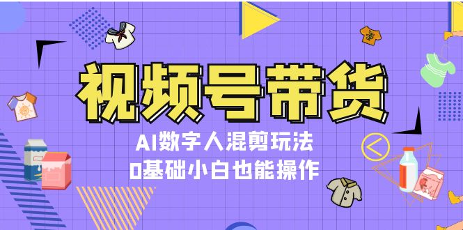 （13359期）视频号带货，AI虚拟数字人剪辑游戏玩法，0基本新手也可以实际操作-韬哥副业项目资源网