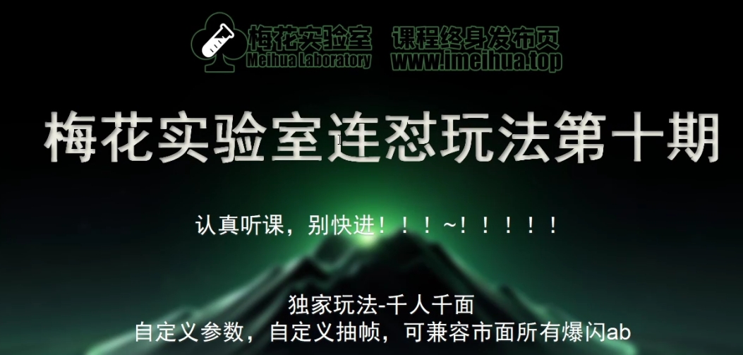 红梅花试验室社群营销特享课视频号连怼游戏玩法第十期课程内容 第二部分-FF小助手全新升级高自由度全能爆闪AB解决-韬哥副业项目资源网