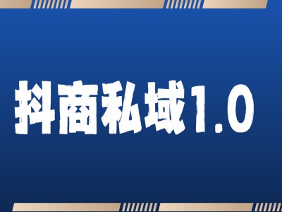 抖商服务项目公域1.0，抖音吸粉拓客详尽课堂教学-韬哥副业项目资源网