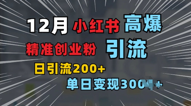 小红书一张图片“引爆”创业粉，单日+200+精准创业粉 可筛选付费意识创业粉【揭秘】-韬哥副业项目资源网