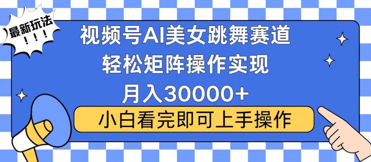 （13813期）视频号蓝海赛道玩法，当天起号，拉爆流量收益，小白也能轻松月入30000+-韬哥副业项目资源网