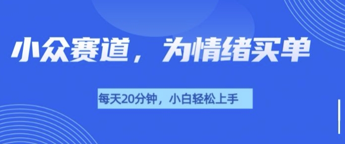 小众赛道，我的治愈系电子抱枕，让用户为情绪买单-韬哥副业项目资源网