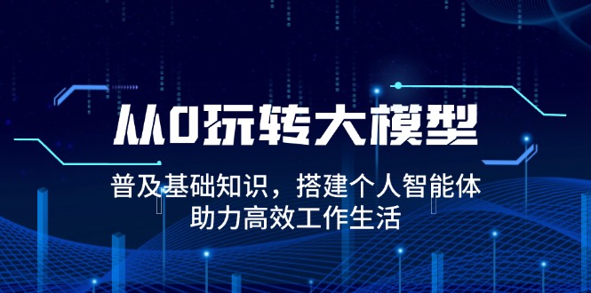 （14009期）从0玩转大模型，普及基础知识，搭建个人智能体，助力高效工作生活-韬哥副业项目资源网