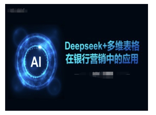 Deepseek 多维度报表在银行营销场景下的运用-韬哥副业项目资源网