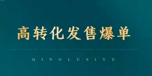 高转化开售打造爆款，点爆公域交易量，摆脱经营全链-韬哥副业项目资源网