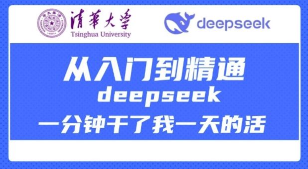 清华讲DeepSeek最齐实例教程，实用教程，deepseek一分钟干了我一天的活-韬哥副业项目资源网