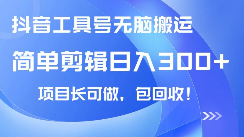 （14572期）抖音视频专用工具号没脑子运送游戏玩法，新手轻轻松松可日入300 包回收，长期性能做-韬哥副业项目资源网