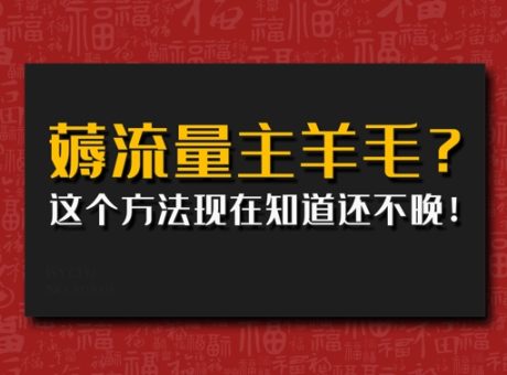 悄悄用AI薅微信流量主羊毛绒?用这种方法现在才知道还不晚!-韬哥副业项目资源网