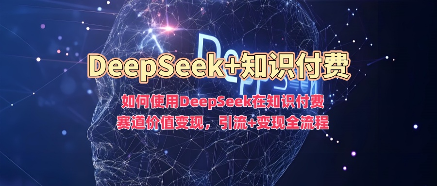 怎么使用DeepSeek在社交电商跑道价值变现，引流方法 转现全过程-韬哥副业项目资源网