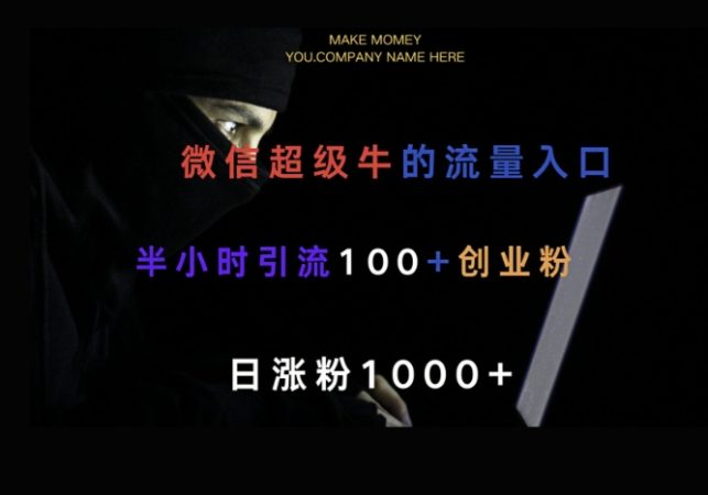 微信版本知乎问答,一小时引流方法100 自主创业粉,日增粉1000-韬哥副业项目资源网