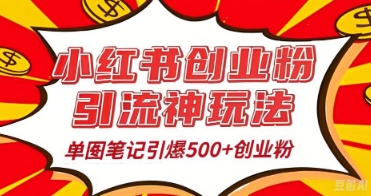 25年全新评测小红书爆文日引500 自主创业粉-韬哥副业项目资源网