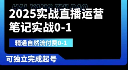 2025实战演练抖音运营0-1，熟练自然流付钱0-1，可及时完成养号-韬哥副业项目资源网