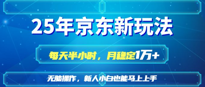 (14309期)25京东商城新模式,每天一小时,月平稳1W-韬哥副业项目资源网