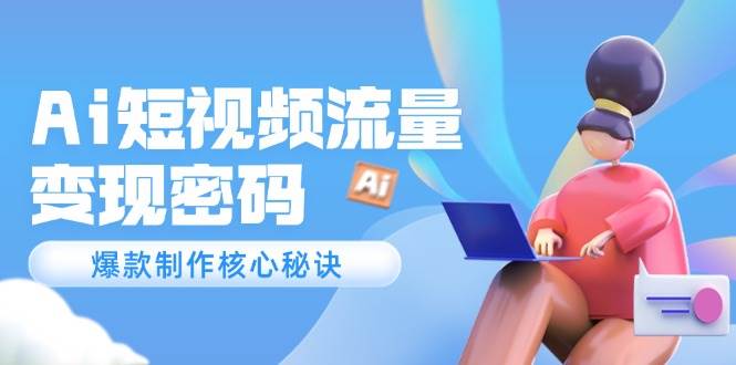 Ai短视频流量密码，爆款制作核心秘诀，120万案例深度解析-韬哥副业项目资源网