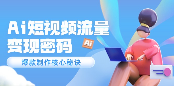 （14875期）Ai自媒体流量登陆密码，爆品制做关键窍门，120万实例深度解读-韬哥副业项目资源网