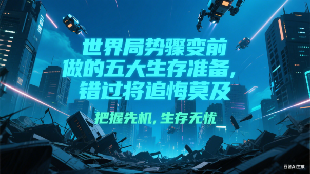 付费文章《世界局势骤变前必做的五大生存准备，错过将追悔莫及》-韬哥副业项目资源网