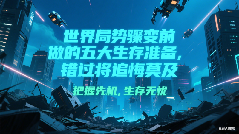 付费文章《世界局势骤变前必做的五大生存准备，错过将追悔莫及》-韬哥副业项目资源网