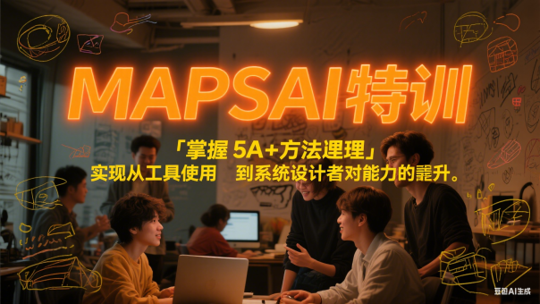 MAPSAI 特训，掌握 5A + 方法论，实现从工具使用者到系统设计者的能力跃升-韬哥副业项目资源网