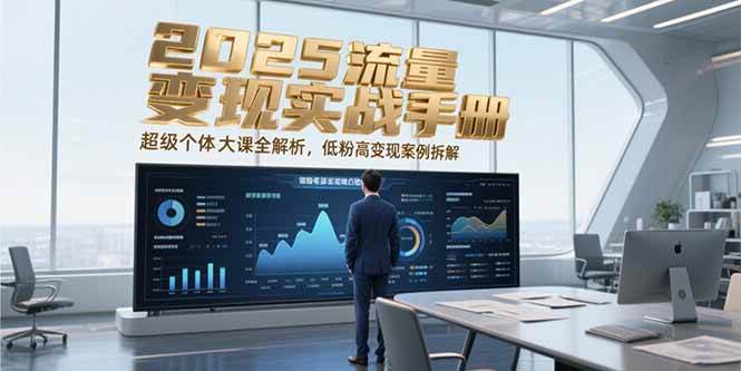 (15188期)2025流量变现实战手册,超级个体大课全解析,低粉高变现案例拆解-韬哥副业项目资源网