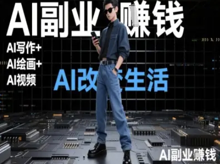 AI改变生活(Ai写作+AI绘画+Ai视频),AI副业挣钱-韬哥副业项目资源网