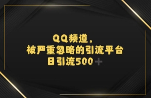 引流蓝海QQ频道，日引500+创业粉-韬哥副业项目资源网