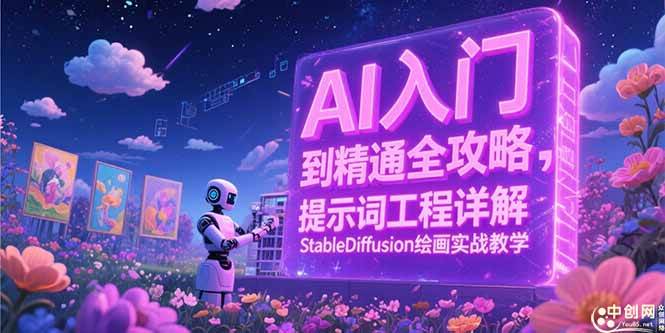 （15181期）AI入门到精通全攻略，提示词工程详解，StableDiffusion绘画实战教学-韬哥副业项目资源网
