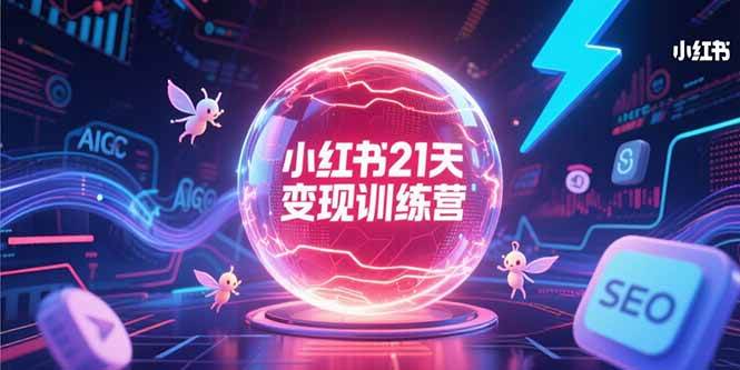 （15328期）小红书21天变现训练营，AIGC工具高效应用，SEO优化核心技巧-韬哥副业项目资源网