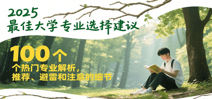 2025最佳大学专业选择建议,100个热门专业解析,推荐、避雷和注意的细节-韬哥副业项目资源网