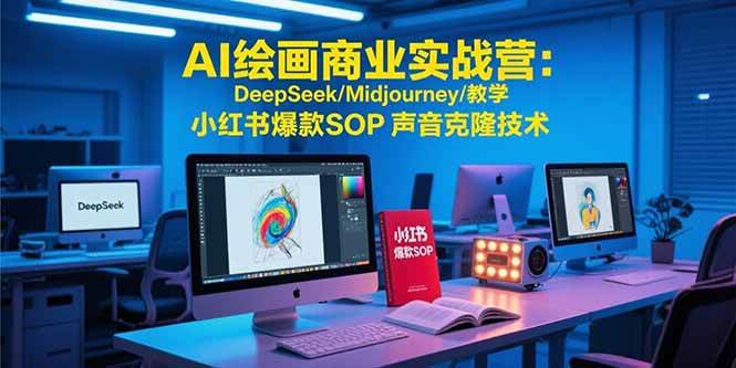 （15460期）AI绘画商业实战营：DeepSeek/Midjourney/教学 小红书爆款SOP 声音克隆技术-韬哥副业项目资源网