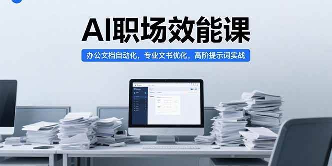 （15371期）AI职场效能课，办公文档自动化，专业文书优化，高阶提示词实战-韬哥副业项目资源网