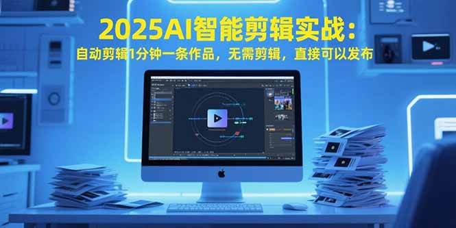 （15504期）2025AI智能剪辑实战：自动剪辑1分钟一条作品，无需剪辑，直接可以发布-韬哥副业项目资源网