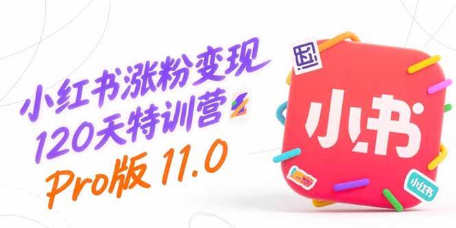 （15432期）小红书涨粉变现120天特训营Pro版11.0：从0到1掌握平台运营,内容制作和变现-韬哥副业项目资源网