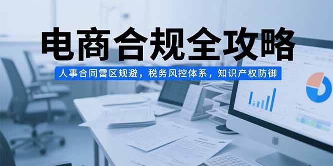 （15377期）电商合规全攻略，人事合同雷区规避，税务风控体系，知识产权防御-韬哥副业项目资源网