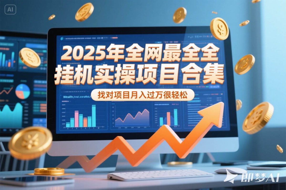 图片[1]-（15303期）2025年挂机实操项目实操演练，挂机类型，AI直播类型，轻资产创业类型…-韬哥副业项目资源网