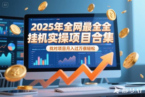（15303期）2025年挂机实操项目实操演练，挂机类型，AI直播类型，轻资产创业类型…-韬哥副业项目资源网