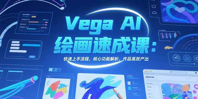 （15470期）Vega AI绘画速成课：快速上手流程，核心功能解析，作品高效产出-韬哥副业项目资源网