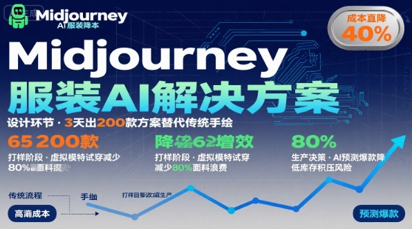 AI在服装领域的运用，使用midjourney做服装辅助企业降低成本-韬哥副业项目资源网